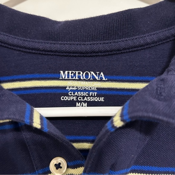 MERONA the Ultimate Polo Size Medium, Navy In Color - Picture 3 of 9